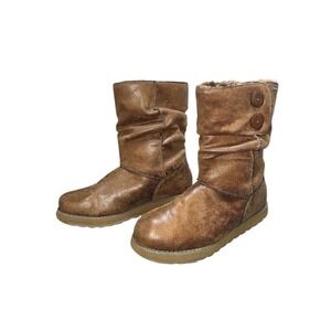 Skechers Australia Keepsake Faux Suede Brown Winter Snow Boots